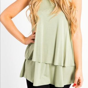 Agnes and Dora tiered tunic tank